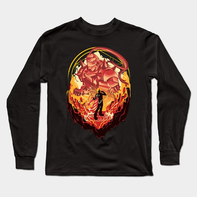 Steel Armor Alchemist Long Sleeve T-Shirt by HyperTwenty